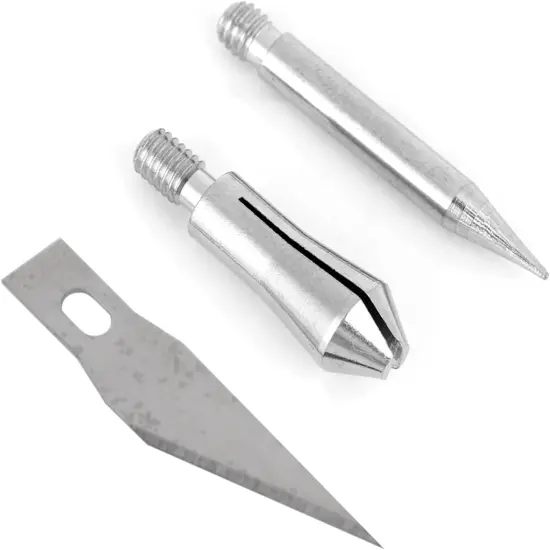 Wood Burning Tips, 23Pcs Craft Wood Burning Pen Tips, Soldering Brass Pen Tips Stencil Soldering Pyrography Working Carving {5}