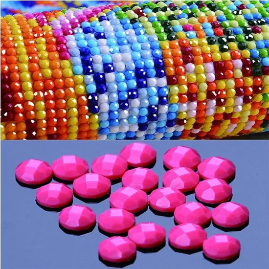 DIY 5D Diamond Painting Colorful Cat Kits for Adults Art Kids Round Full Drill Diamond,Cross Stitch Crystal Rhinestone Pictures Craft {3}