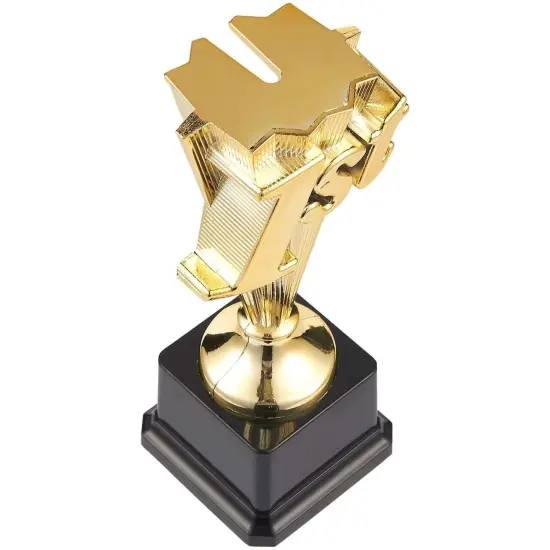1st Place Trophy Award for Sports Tournaments, Funny Gold Trophies for Adults, Competitions, Achievements (8 In) {5}