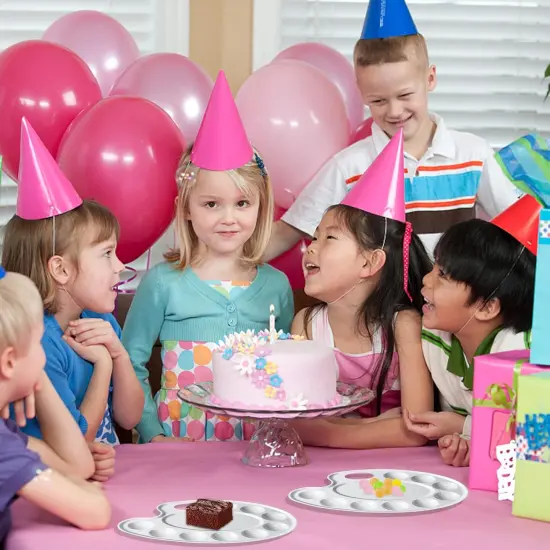 Upgrade 4 Pack Paint Tray Palettes with Thumb Hole,Plastic Paint Pallets for {4}