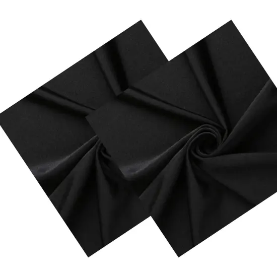 Nylon Spandex Fabric 4 Way Stretch Black {2}