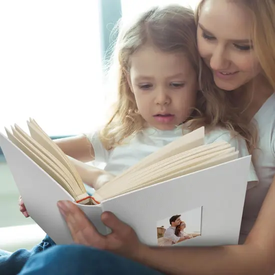 Premium Scrapbook Photo Album with Writing Space, DIY Scrapbook Album with 60 Pages, Large Photo Book for Baby Family Travel Vacation {3}