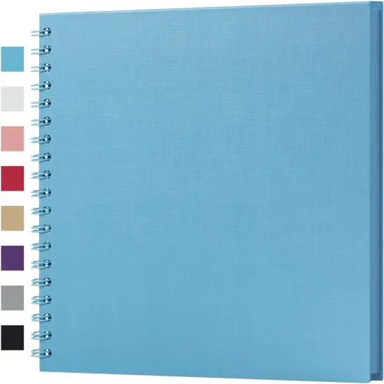 Inch DIY Scrapbook Album 40 Pages Hardcover Kraft Paper Scrap Book Photo Albums Memory Book for Wedding and Anniversary Family {1}