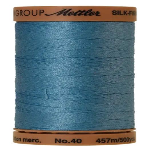 Reef Blue (9135-0338) | Silk-Finish Cotton 40wt (457M / 500Y) | Mettler Thread {1}