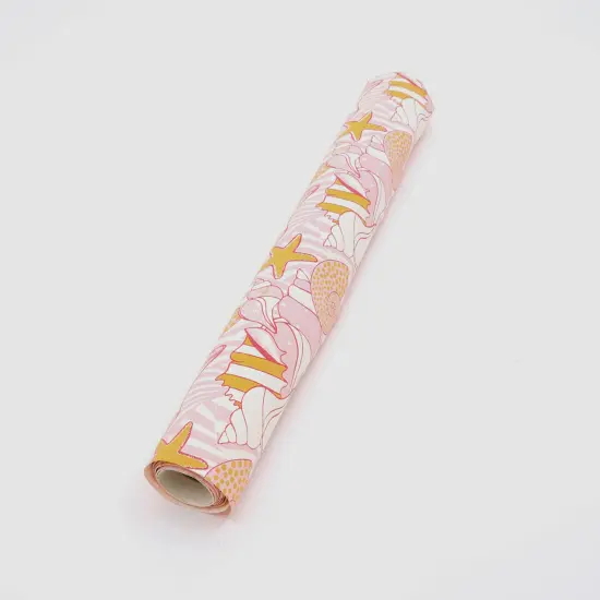 Gift Wrap Set of 5 - Org/Pink - HMP+Cardboard {3}