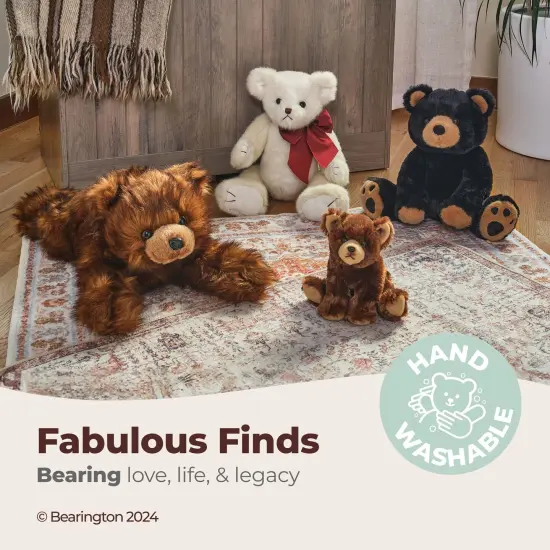 Bearington Snuggly Ben Plush Stuffed Animal Brown Grizzly Bear, 14", For Ages 2-14 {3}