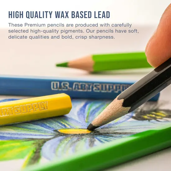 50 Piece Adult Coloring Book Artist Grade Colored Pencil Set -Vibrant Colors, Smooth Art Drawing, Sketching, Shading, Blending - Fun Activities for Students, Beginners, All Ages {5}