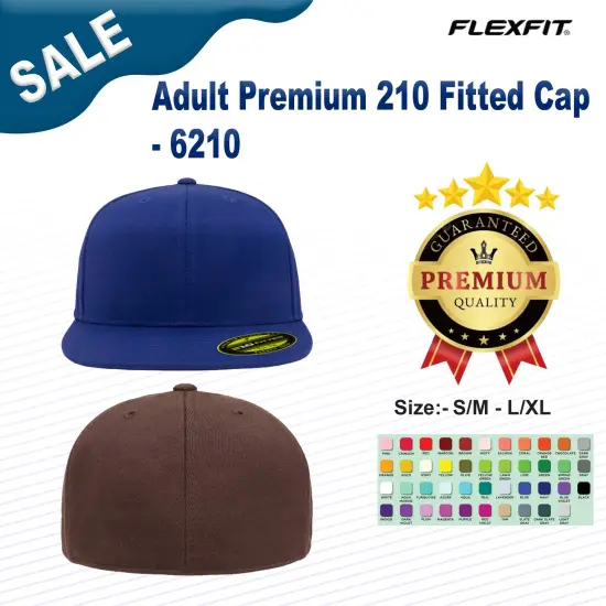Flexfit&reg; Adult Premium 210 Fitted Cap GREY {2}