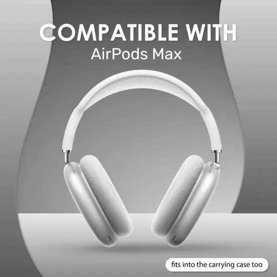 Insten EarCups Protector Case Compatible with Airpods Max Headphone Cover, Soft Silicone Ear Cups Protective Skin Cushions, Headset Anti-Scratch Protection Accessories, Red {2}