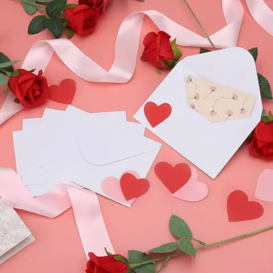 100 Pack White 4x6 Envelopes, Contour Flap A4 Envelopes for Engagement Invites, Weddings Invitation, announcements, Baby shower, Perfect for RSVP Card 120gsm, 4.5 x 6.4 Inches - 100% Recycled {4}