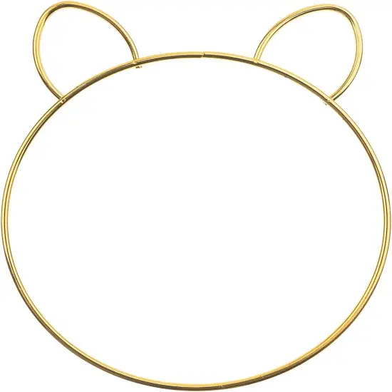 John Bead Iron Metal Animals Shapes Macram&eacute; Frame Bear {1}