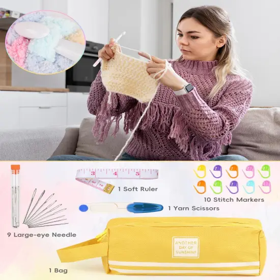 Aeelike 5 PCS Large Crochet Hooks Set {2}