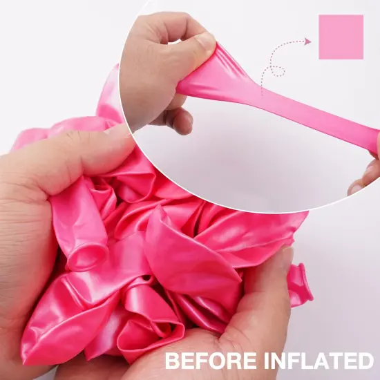 Light Pink Balloons, 120 pcs 5 Inch Pearl Light Pink Balloons, Pink Balloons {3}