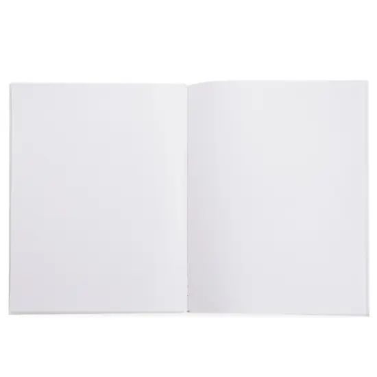6 Pack 8.5x11 inch White Blank Hardcover Books for Kids to Write Stories, Unlined Scrapbook and Journal - 18 Sheets/36 Pages Each {7}