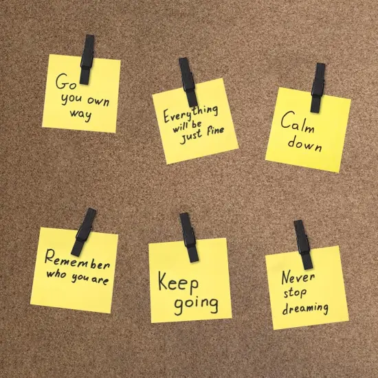 50-Pack Black Push Pins with Spring-Loaded Wooden Clips, Damage-Free Cork Board Tacks for Artwork, Photos & Notes (No-Mark Design) {5}