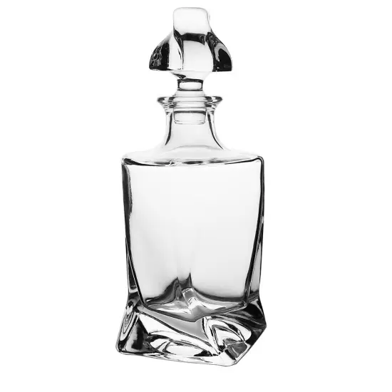 Abstract Designed Crystal Decanter with 6 Cups Set {4}