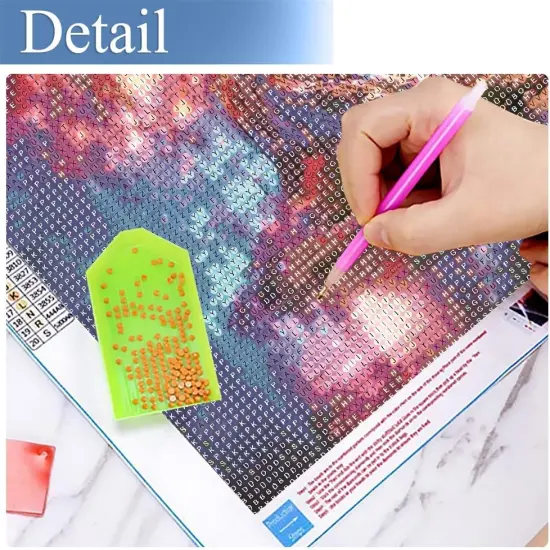 Diamond Art Kits for Adults Tree of Life 5D Diamond Painting Kits for Adults, Diamond Painting Diamond Art with Full Drill Diamond Dots DIY Gem Crafts Kits for Home Decor Gift-12x12in Pink {4}