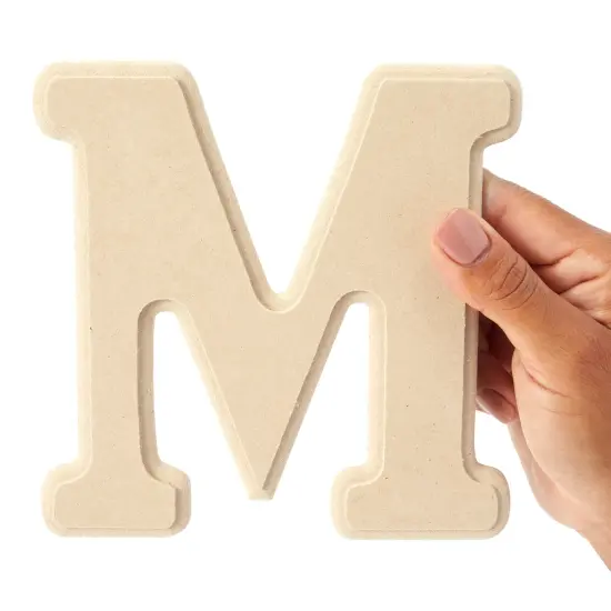 26 Pieces of Wooden Alphabet Letters for Wall Decor, Crafts, 6-Inch ABCs for Painting, DIY Projects, Tabletop, Home Decor, Birthday Parties, Wedding (0.1" Thick) Brown {4}