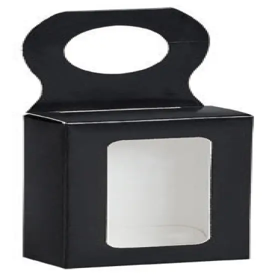 Black Bottle Hanger Favor Box {1}