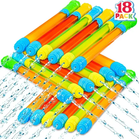18 Pack 16.5'' Water Gun,Super Soaker Blaster Squirt Guns, Bulk Summer Outdoor Swimming Pool, Backyard, Beach Water Game Fighting Play Pool Toys {1}