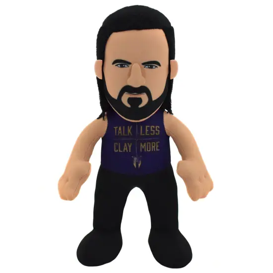 Bleacher Creatures WWE Drew McIntyre Bundle: 10" Plush Figure & Kuricha Plushie {2}