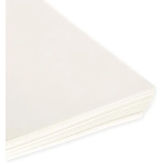 100-Pack Cold Press Bamboo Paper Sheets for Mixed Media, Drawing, Painting, 120GSM (8.5 x 11 In) White {4}