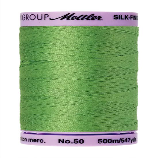 Bright Mint (9104-0092) | Silk-Finish Cotton 50wt (500M / 547Y) | Mettler Thread {1}