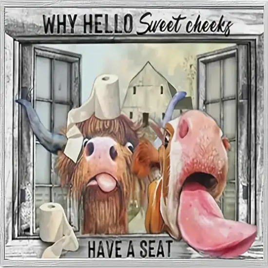 Highland Cow Diamond Painting Kits for Adults - 5D Cow Diamond Art Kits for Beginners, DIY Cow Diamond Art Painting Crafts Funny Cow for Decor Home Walls Gifts 12X16Inch {1}