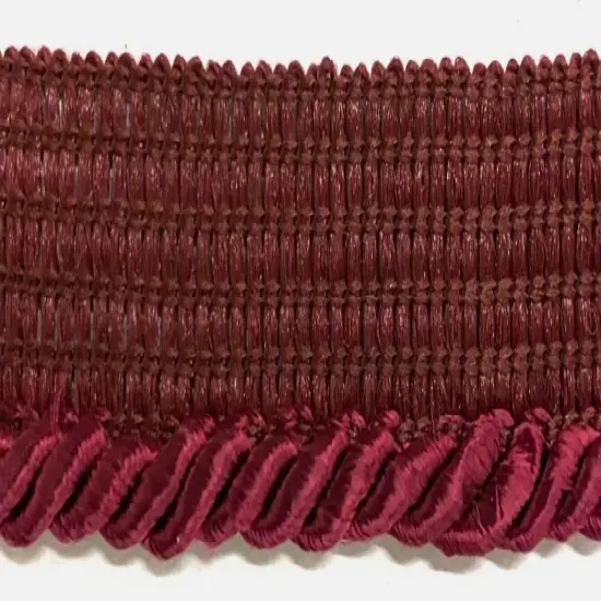 Twist Cord with Lip Piping Trimming - 8 Yards- Many Colors Available! Wine {1}
