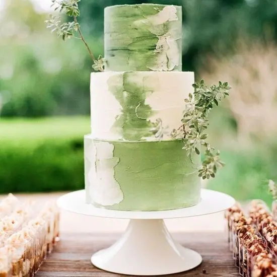 Bakell - Leaf Green Luster Dust (4g, 1x Pump) Edible Vegan Dust & Paint for Baking, Desserts and Beverages {4}