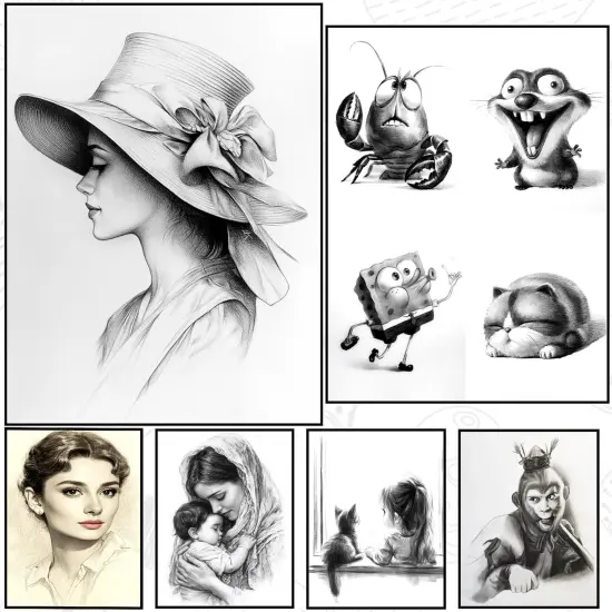 Sketching and Drawing Pencils Set-26pcs,Art Supplies Drawing Kit,Graphite Charcoal Professional Pencils Set, Adults Beginners Artist {4}