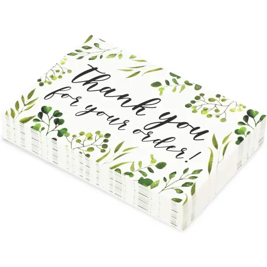 48-Count Thank You for Your Order Cards, for Small Business Purchase Blank Postcards, 4" x 6" Multicolor {4}
