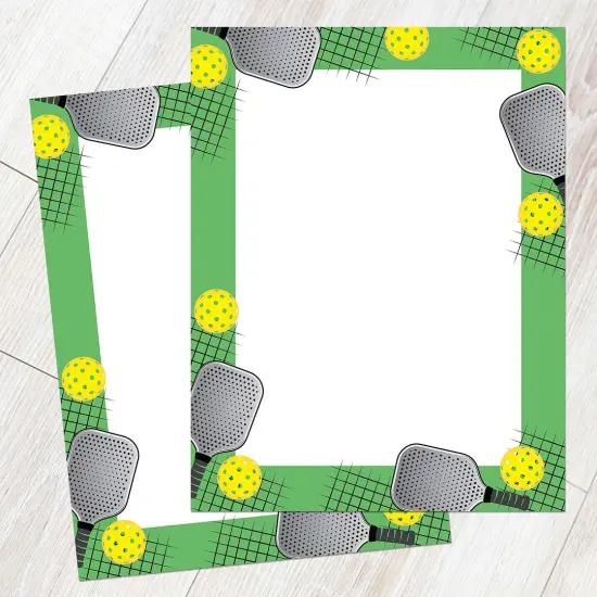 Great Papers! Pickleball Party Letterhead, for Invitations, Announcements and Personal Messages, Printer Friendly 8.5&rdquo;x11&rdquo;, 50 Pack {3}