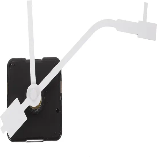 Wall Clock Movement: Battery Operated Clock Mechanism Kit - Clock Hands Motor Replacement For DIY Repair Parts Clock Mechanism Kit Plastic White {1}