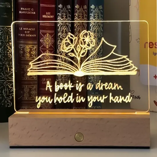 Resparked Creation Series Acrylic Lamp Crafting Kit &ndash; Personalized Engraving, Rechargeable Base, Step-by-Step Instructions, Stencils, and Practice Material for Home D&eacute;cor or Gift-Giving {2}