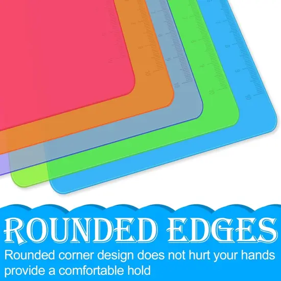 Clipboards, HERKKA 15 Pack Plastic Clipboards Low Profile Clip Standard A4 Letter Size, Office Supplies Classroom Supplies {4}