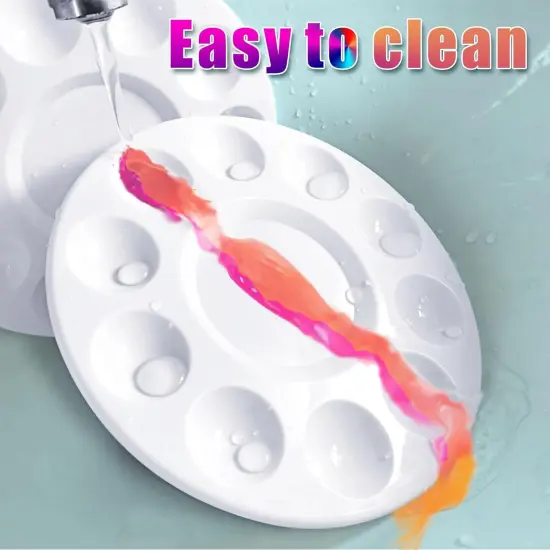 Art Paint Tray Palette, Plastic Pallet for Adults & Kids for Painting, DIY Craft {3}
