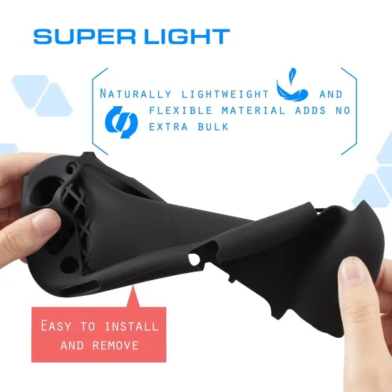 For Nintendo Switch Lite 2019 Protective Silicone Case for Girls & Boys, Soft Rubber Skin Cover Grip Protector, Shockproof, Anti Scratch, Non Slip, Black {5}