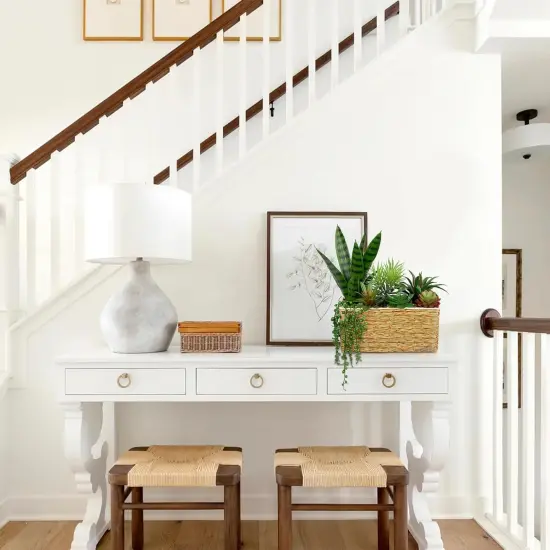 Artificial Succulent Plant Arrangement Centerpiece Assorted Fake Snake Succulents in Rectangular Woven Basket 12" Faux Potted Succulents for Indoor Home Office Table Windowsill Shelf Decor {3}