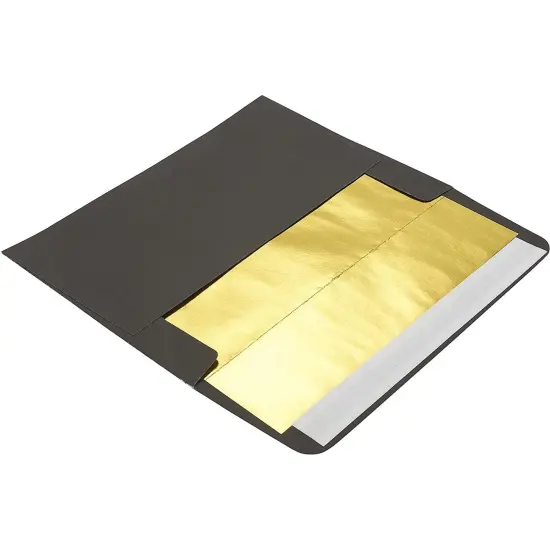 Black A7 Invitations Envelopes with Gold Foil Lining (5x7 Inches, 50 Pack) {7}