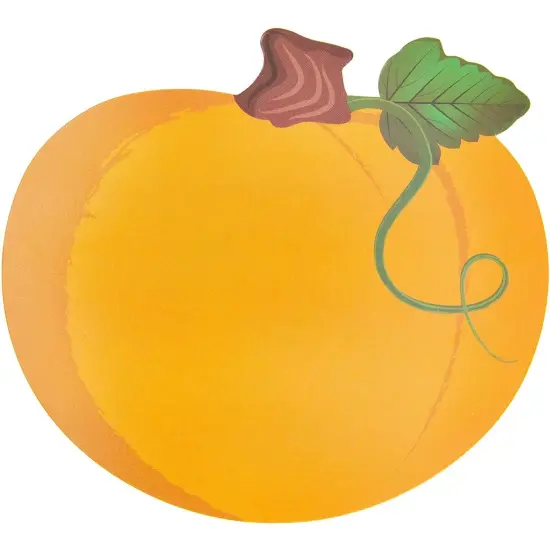 50 Pack Thankful for Table Place Cards, Thanksgiving Pumpkin Cutouts for Dinner and Party Orange {4}