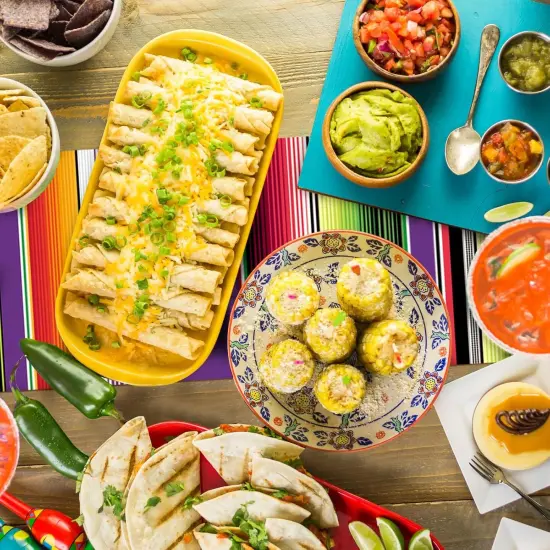 12 Pcs Cinco De Mayo 14 x 108 Inch Plastic Mexican Serape Striped Tablecloth Disposable Fiesta Decor for Cinco De Mayo Mexican Theme Birthday Party(Colorful) {5}