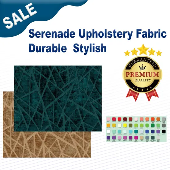 Serenade Upholstery Fabric Durable & Stylish Mocha {2}