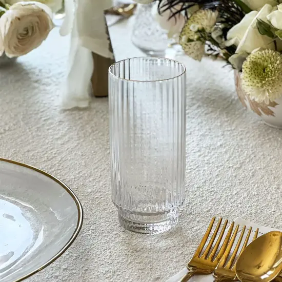 Narrow Base Glasses 6pk Clear {6}