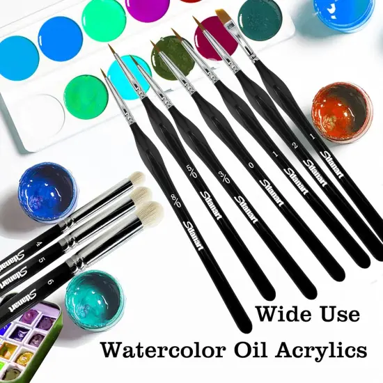 0 PCS Advanced Model Paint Brush for Tabletop Wargames Miniature Acrylic Watercolor Oil Painting {5}