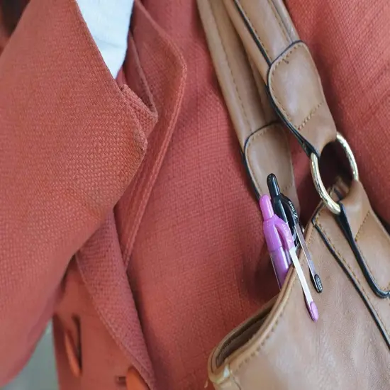 Ballpoint Pen - Pack Of 40 Black Z-grip Retractable Fine Point 0.7 mm {3}