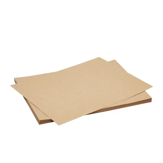 48-Pack Kraft Paper Sheets for Wedding, Brown Cardstock for Party Invitations, Announcements, Drawing, DIY Projects, Arts and Crafts, Letter Size, 120gsm (8.5 x 11 Inches) {6}