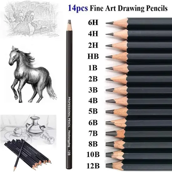 Sketching and Drawing Pencils Set-26pcs,Art Supplies Drawing Kit,Graphite Charcoal Professional Pencils Set, Adults Beginners Artist {2}