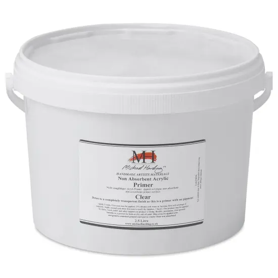 Michael Harding Non-Absorbent Acrylic Primer - Clear, 2.5 Liter, Bucket {1}
