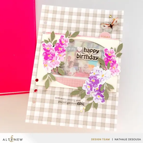 Mini Delight: Painted Posies Stamp & Die Set {3}